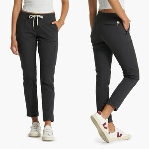Vuori Ripstop Pant Womens Small Gray Slim Ankle Length Drawstring